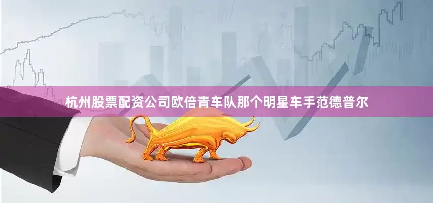 杭州股票配资公司欧倍青车队那个明星车手范德普尔